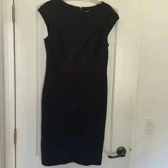 Classiques Entier Classic Black Shift Dress Sz 10 - Picture 1 of 9